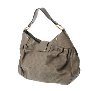 Louis Vuitton Shoulder Bag Solar Mahina Leather Monogram Taupe